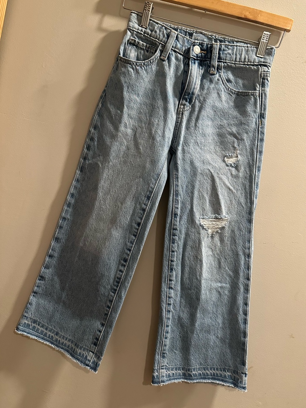 Old Navy Light Blue Kids Distressed Jeans